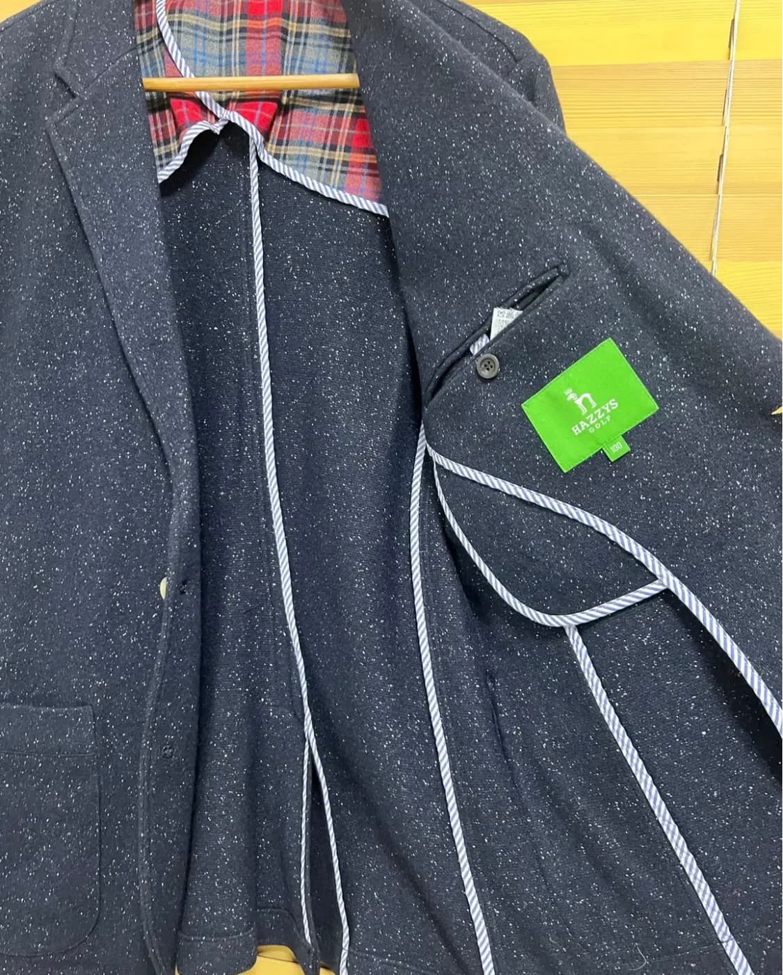 헤지스골프 남성 울저지자켓 100 상품이미지6