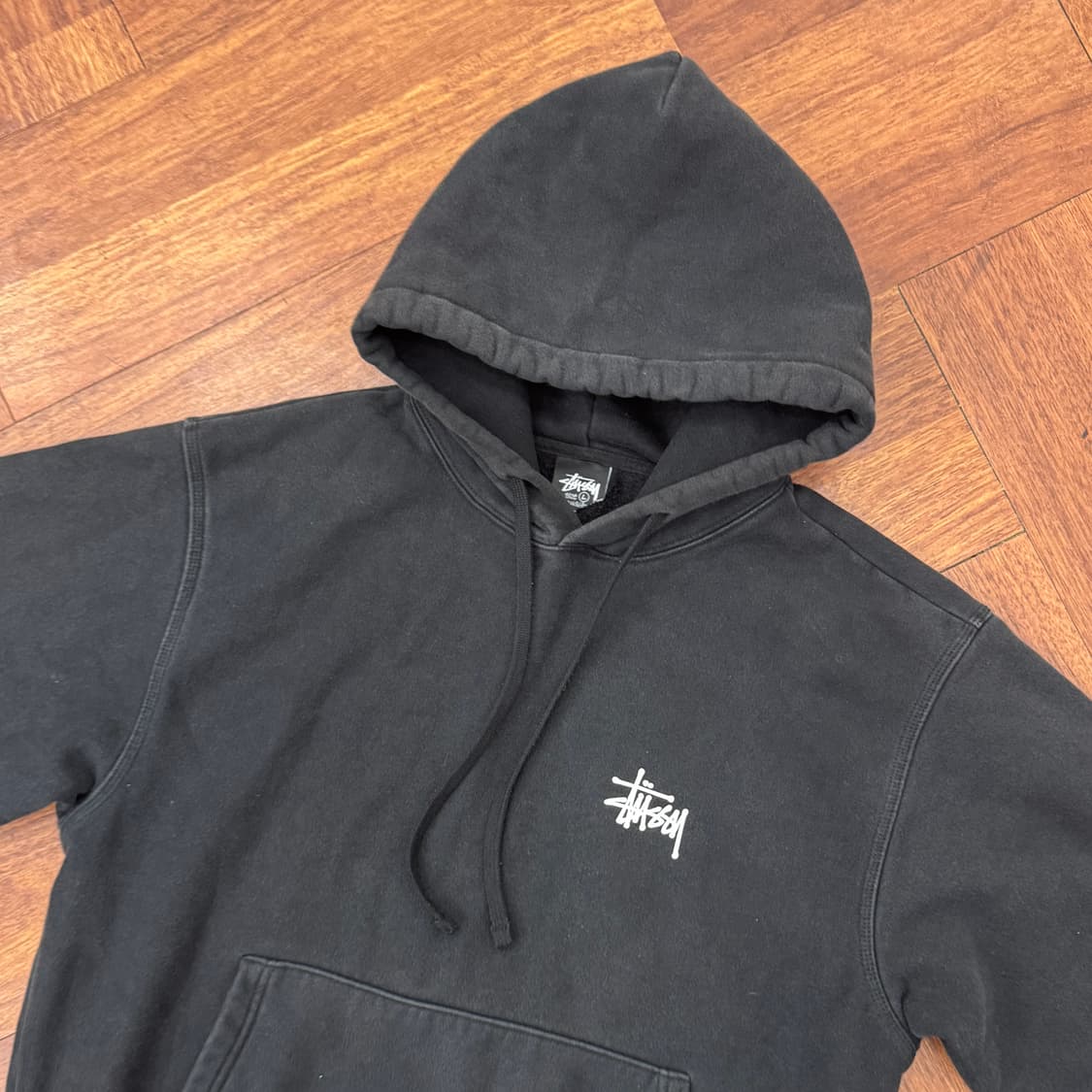 L Stussy 스투시 베이직 후드 티셔츠  상품이미지4