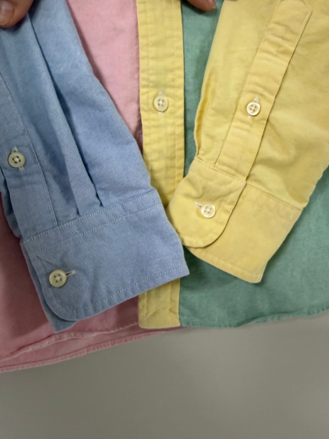 폴로 랄프로렌 옥스포드 컬러블록 셔츠 상품이미지5