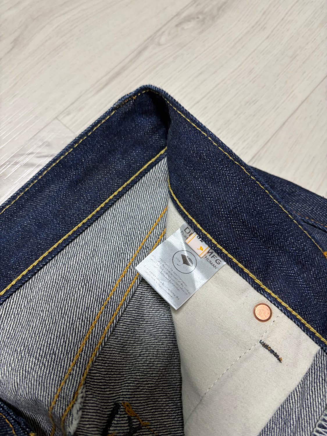 데밀 012D 셀비지 데님 팬츠 32사이즈 판매 상품이미지3