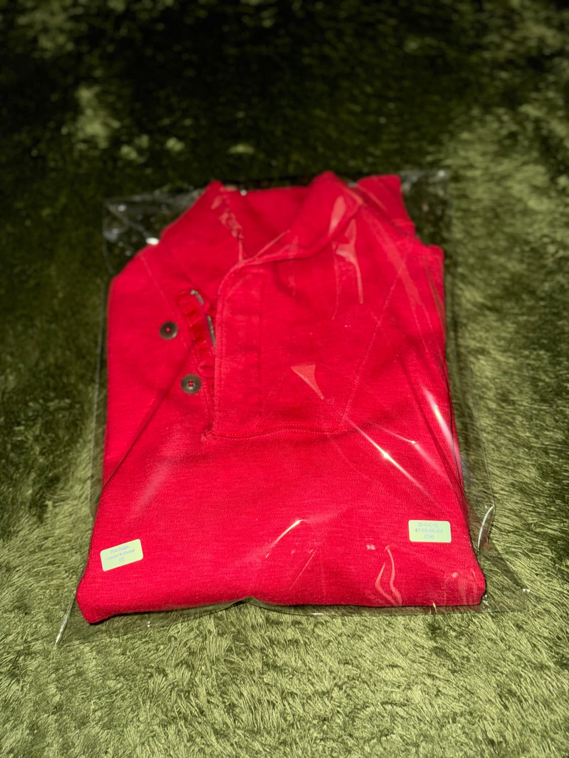 [S] 폴로 랄프로렌 숄 칼라 버튼업 니트 레드 상품이미지10