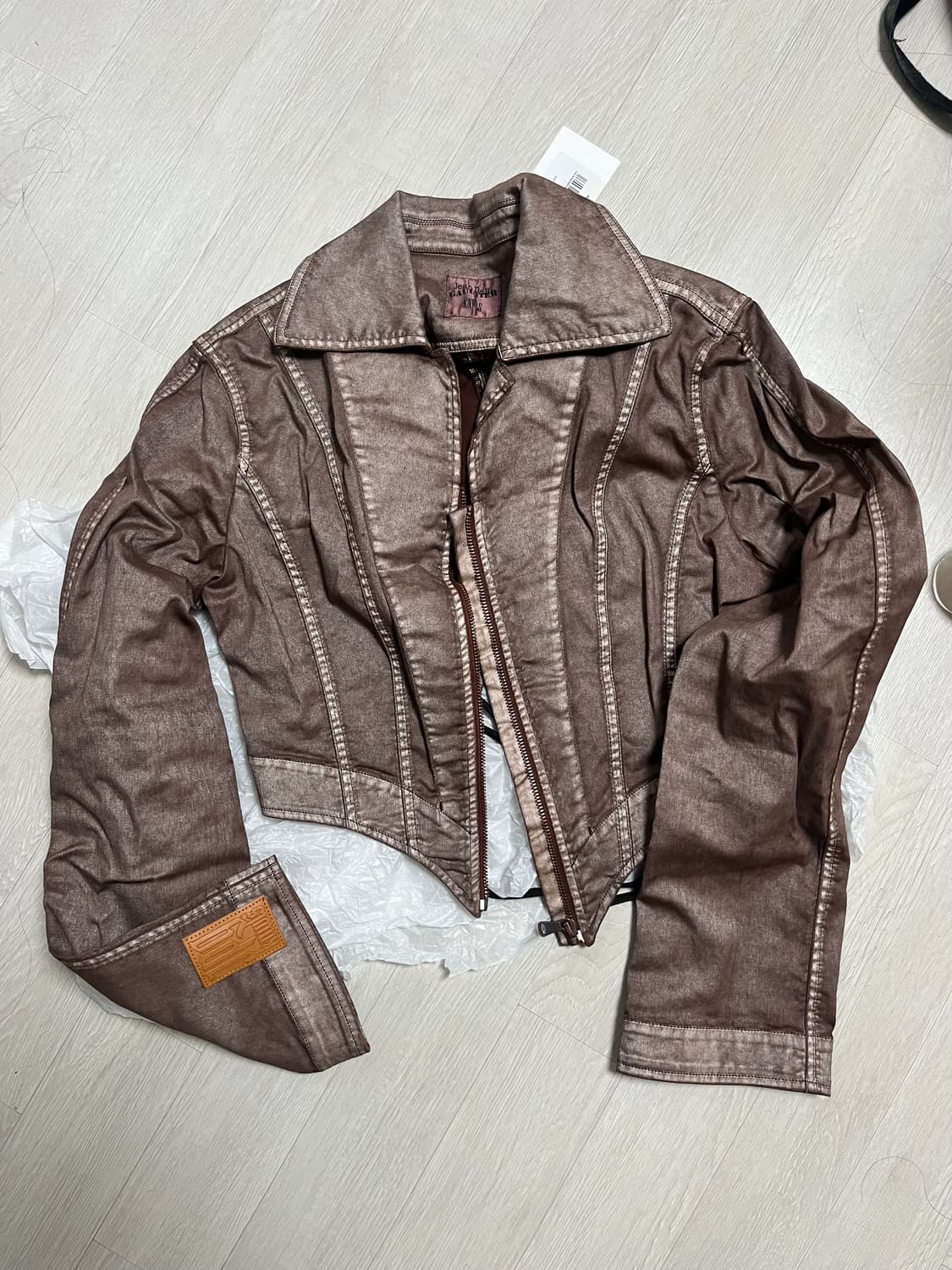 장폴고티에 코르셋데님자켓 새상품 상품이미지5