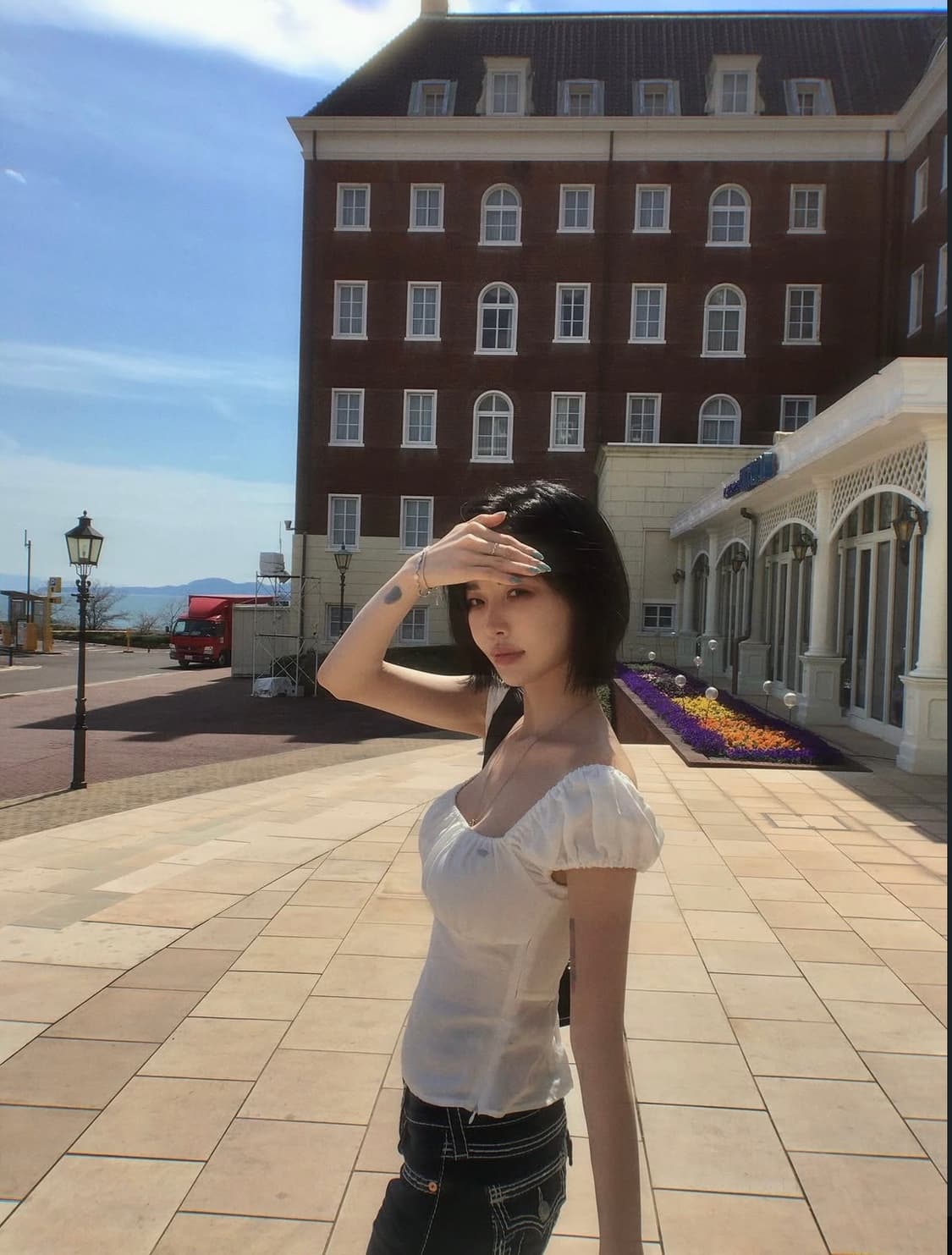 Pale Jade Square Neck Puff BL - Basic 상품이미지10