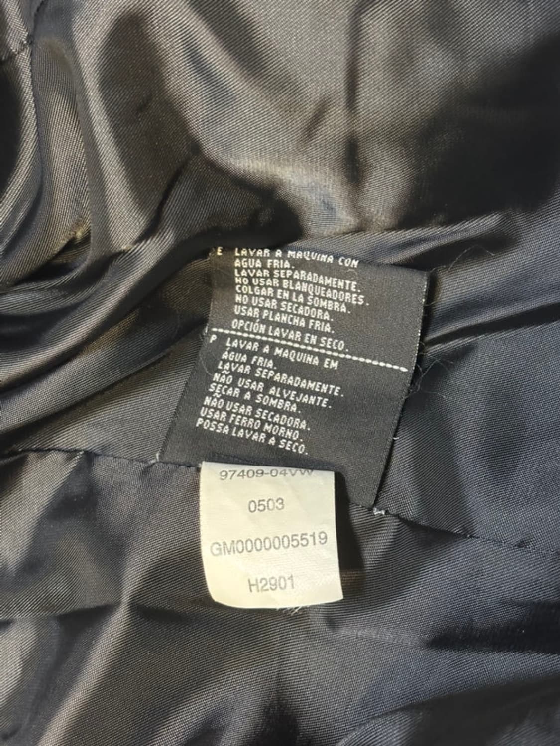 90s 할리데이비슨 하드 나일론 바이커 트러커 자켓 상품이미지9