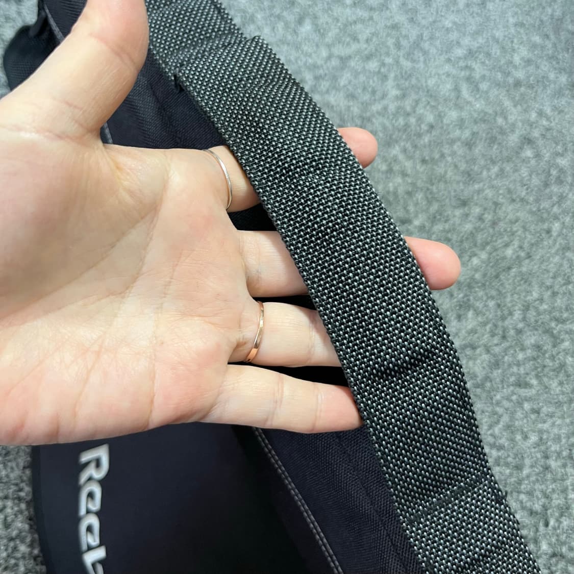 리복 Reebok 블랙 메신저백 크로스백 상품이미지7