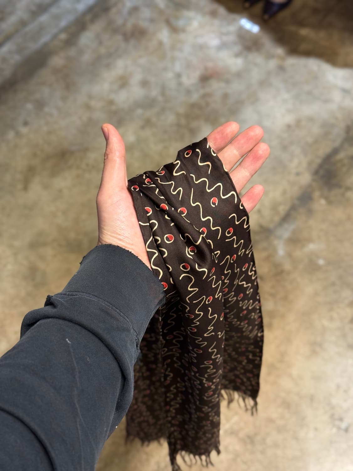 OS ) Japanese Vintage Pattern Muffler 상품이미지4