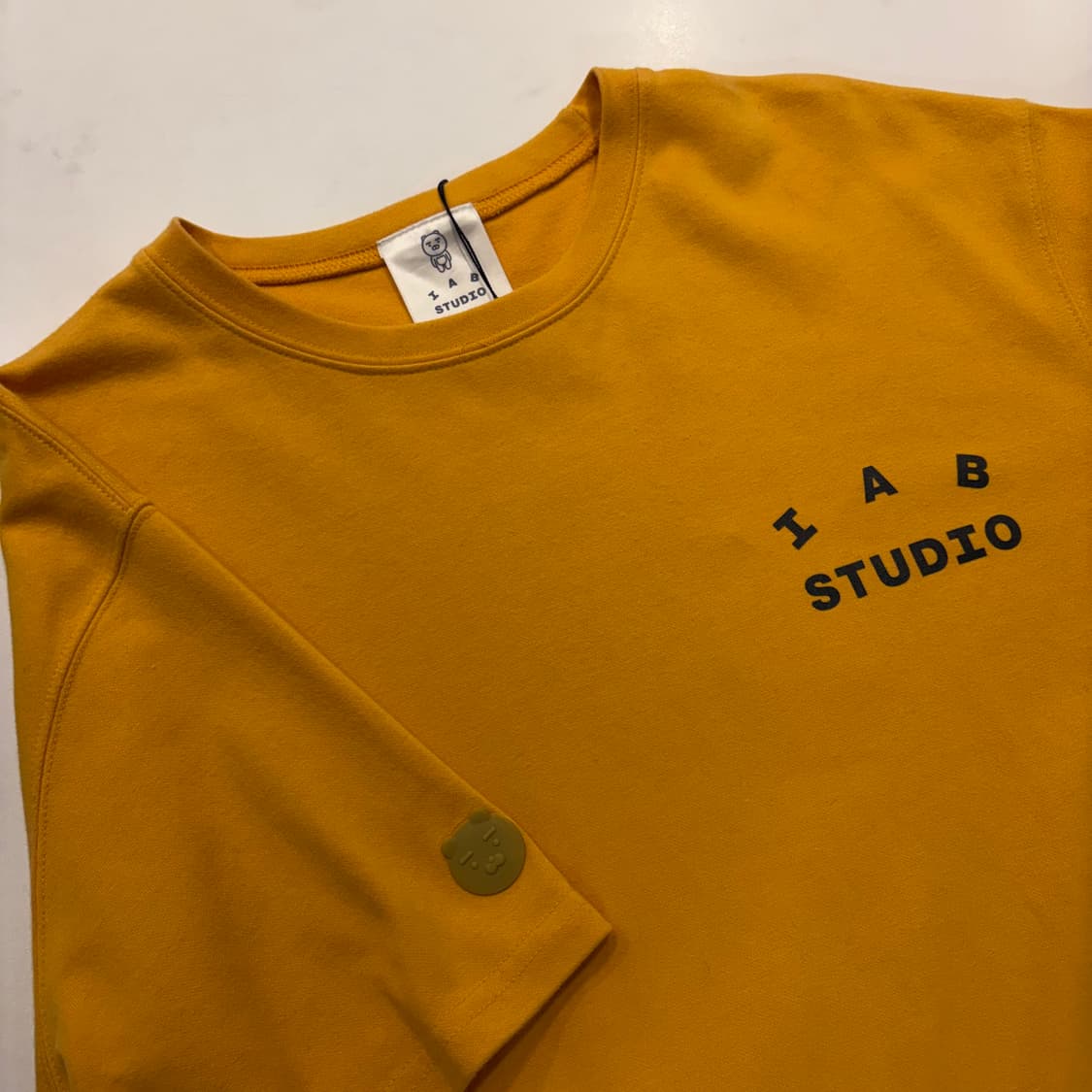 [XL] 아이앱스튜디오 카카오 반팔 티셔츠 옐로우 C801 상품이미지3