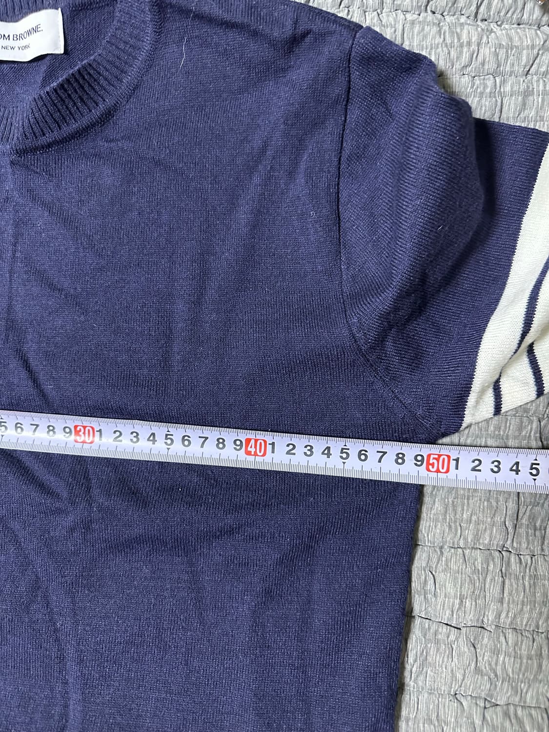 톰브라운 네이비 니트 가디건 상품이미지4