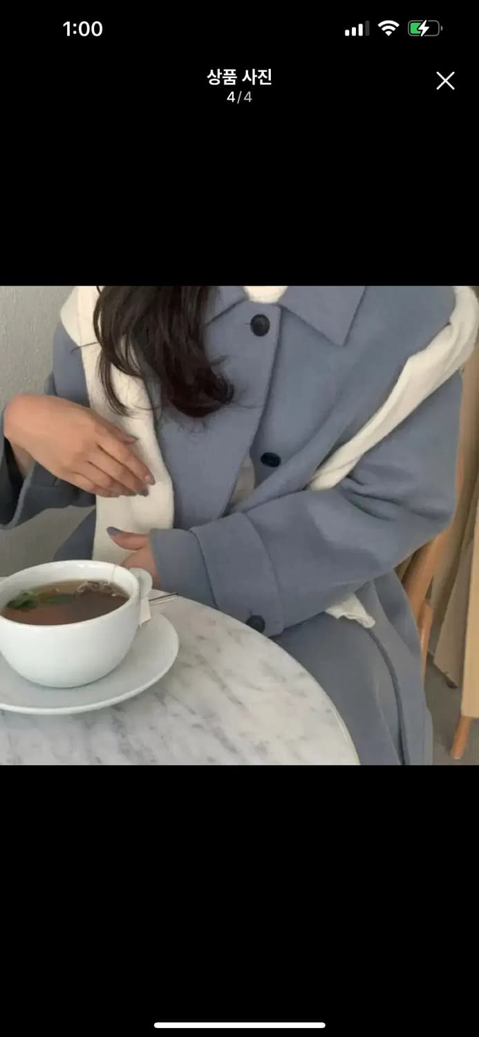 (새상품) 온드민 로지 핸드메이드 롱코트 상품이미지2