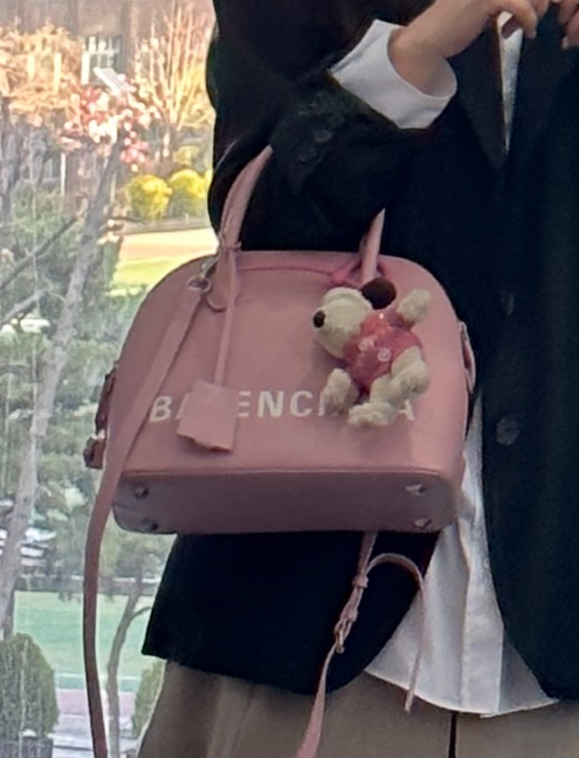 발렌시아가 빌탑 핸들 토트백 핑크 상품이미지7