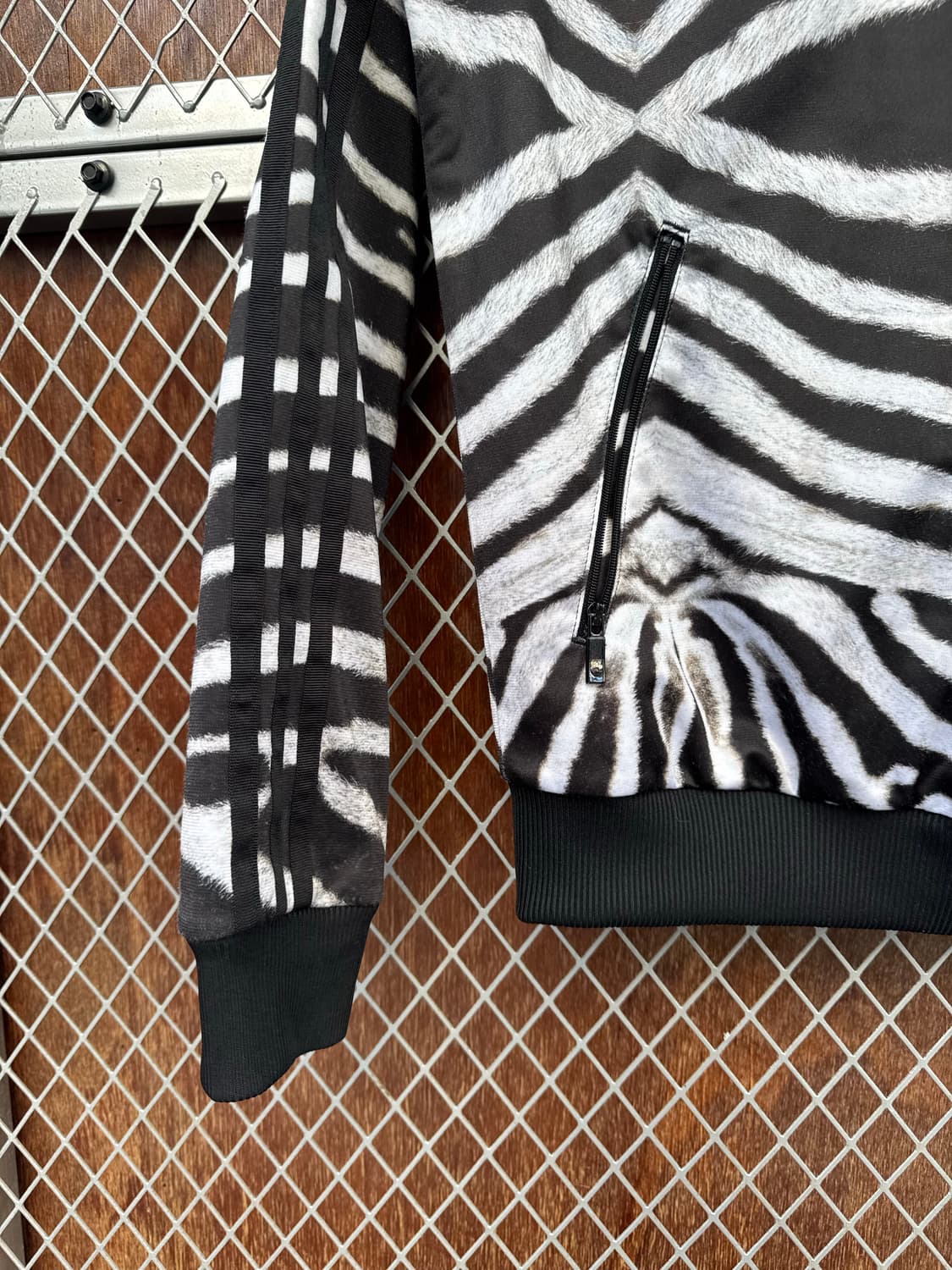 아디다스 슈퍼컬 지브라 페턴 올드스쿨 y2k 져지 트랙탑 자켓 S 상품이미지2