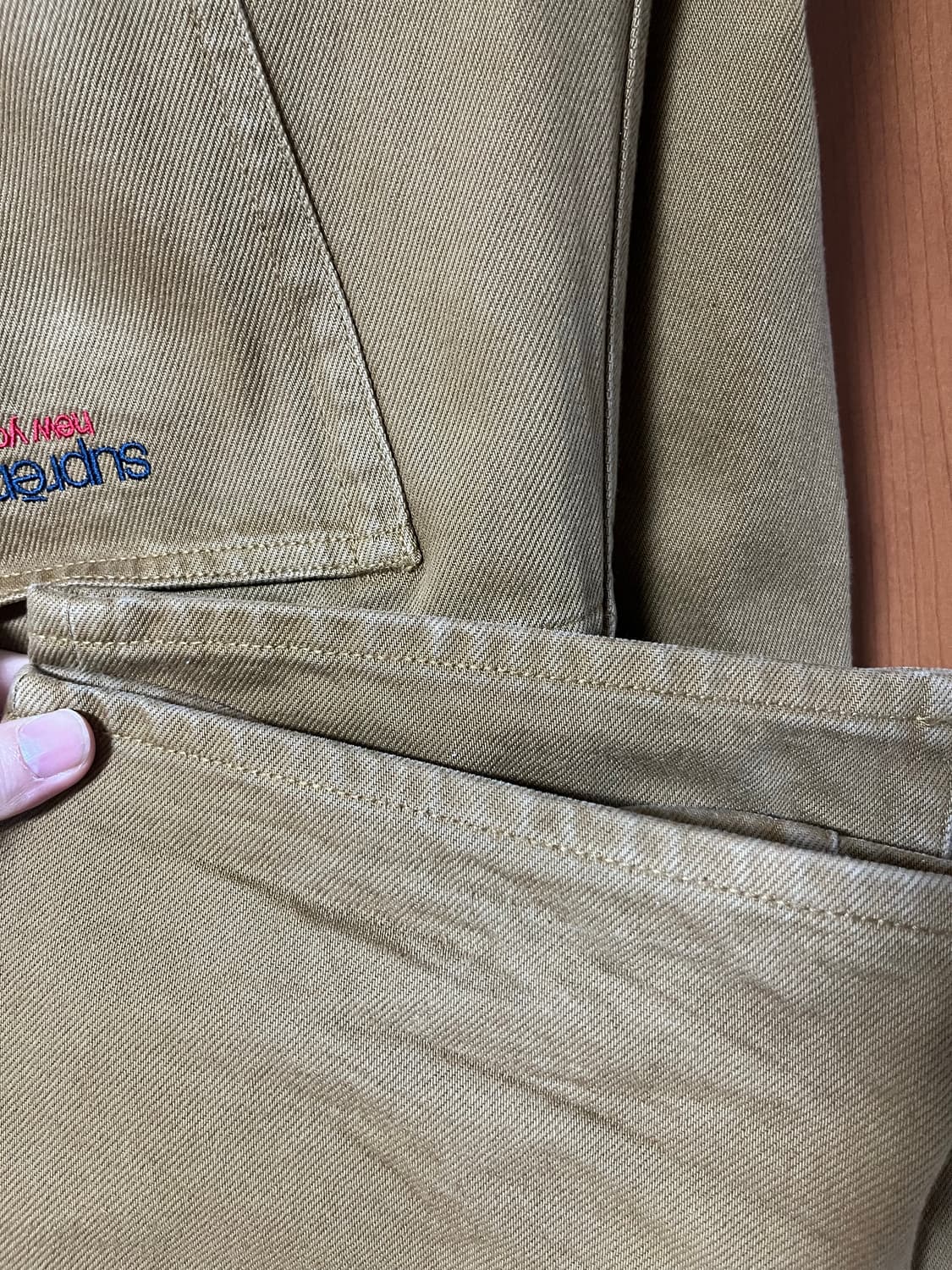 슈프림 배기진 라이트 브라운 34 상품이미지3