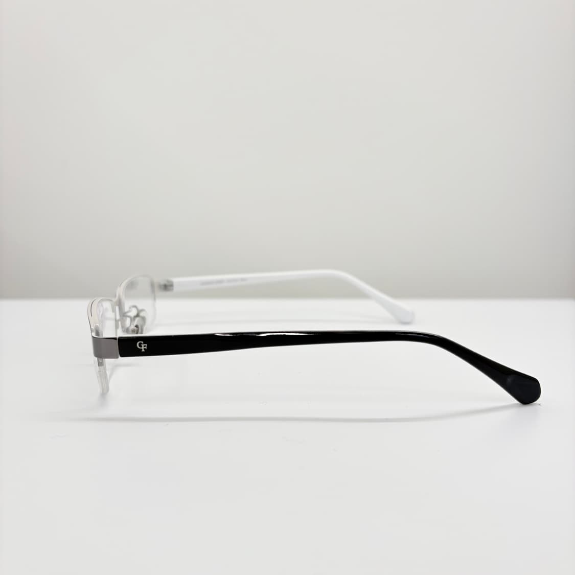 GIORGIO FERRI 실버 스퀘어 반무테 상품이미지4