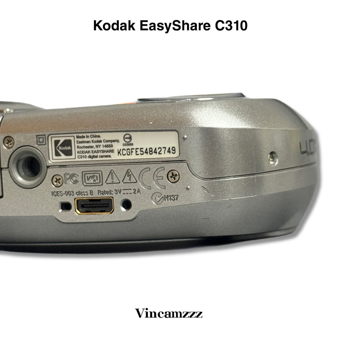 Kodak 코닥 EasyShare 이지쉐어 C310 디지털 카메라 상품이미지9