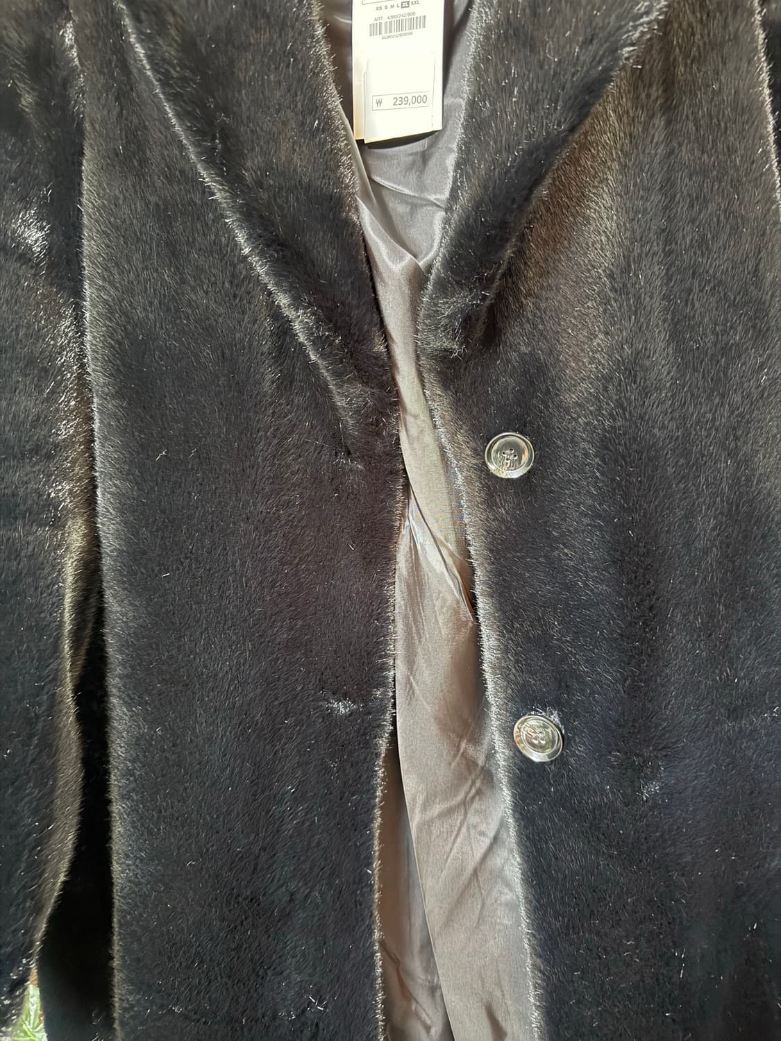 자라 페이크 퍼 롱코트 - 새상품 상품이미지6