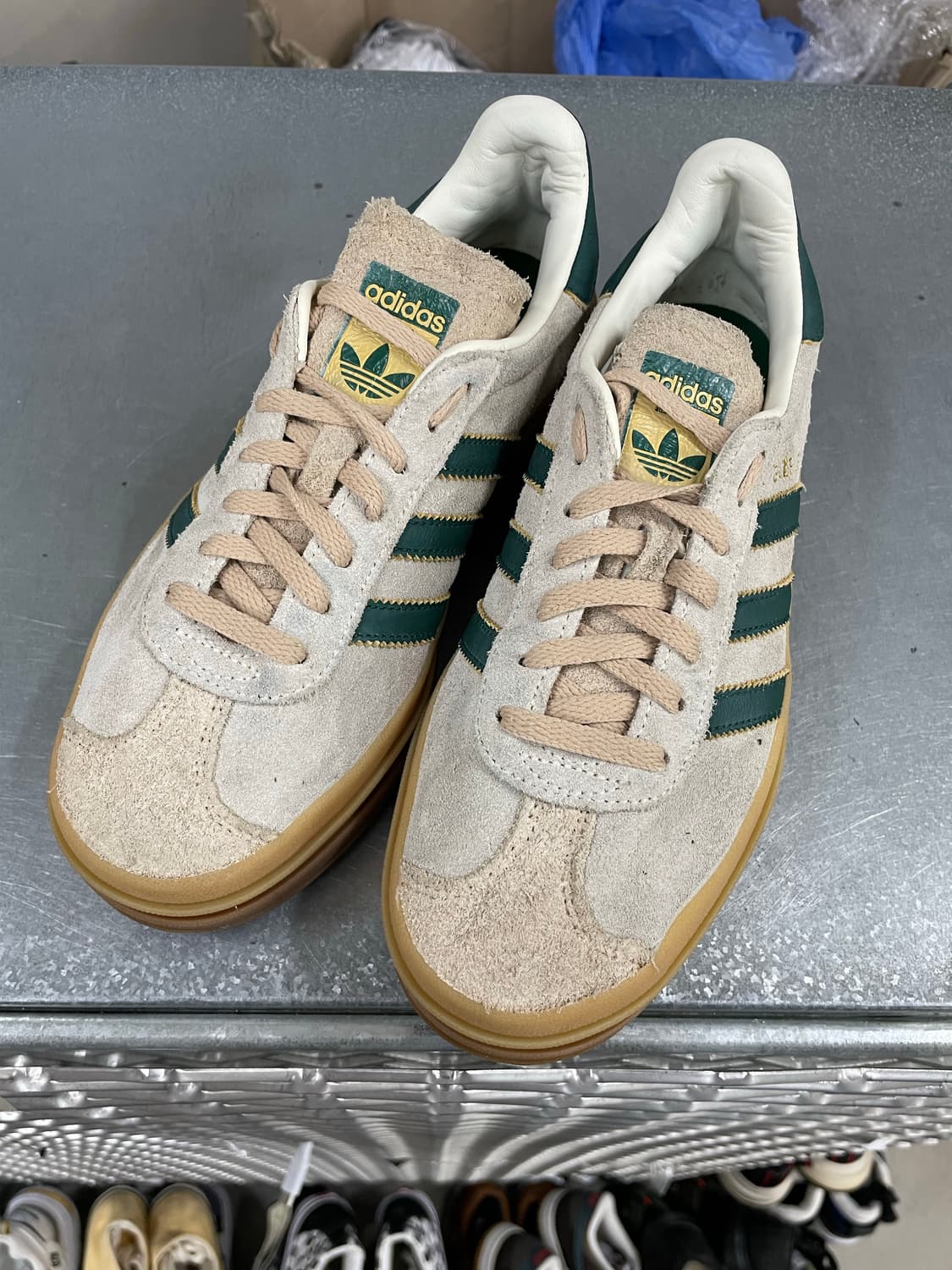 아디다스 가젤 볼드 크림 화이트 네이비 235 상품이미지2