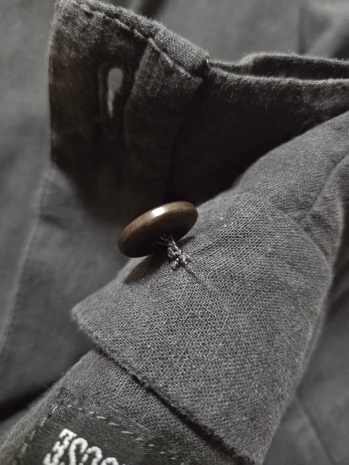 투빌더스하우스 스탠다드 린넨 코튼 트라우저 차콜 상품이미지4