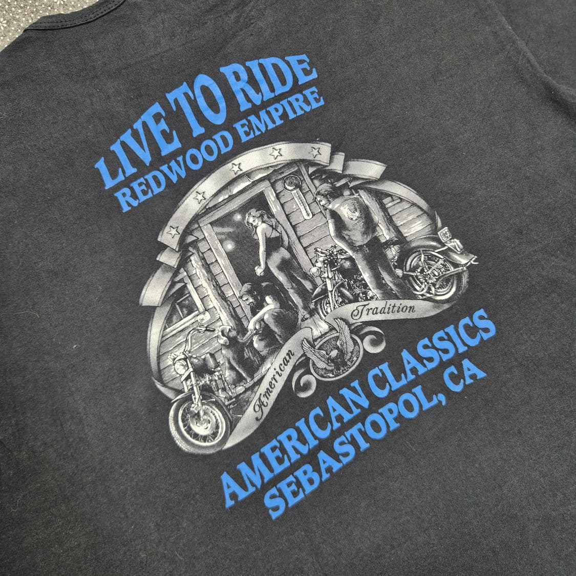 [XL]90s US made 할리데이비슨 레드우드 -817 상품이미지4