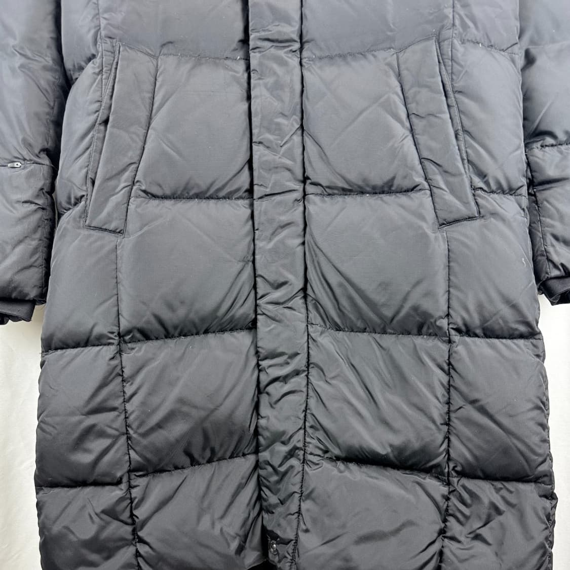 (95) 내셔널지오그래픽 구스다운 롱 패딩 블랙 상품이미지4