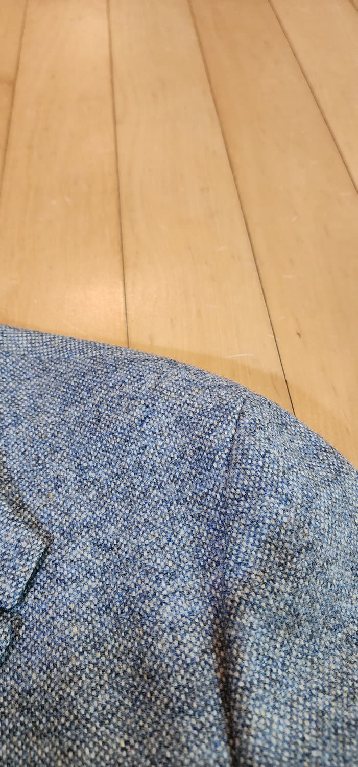 연블루 모직 자켓 XL 상품이미지7