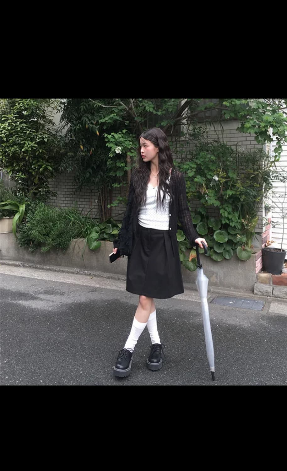 왓슨 미디 핀턱 스커트 상품이미지1