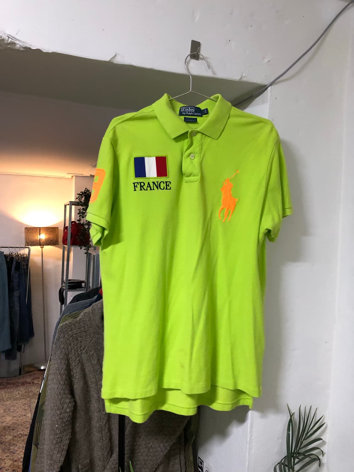 Polo ralph Lauren France 빅 포니 로고 레어 반팔 상품이미지1