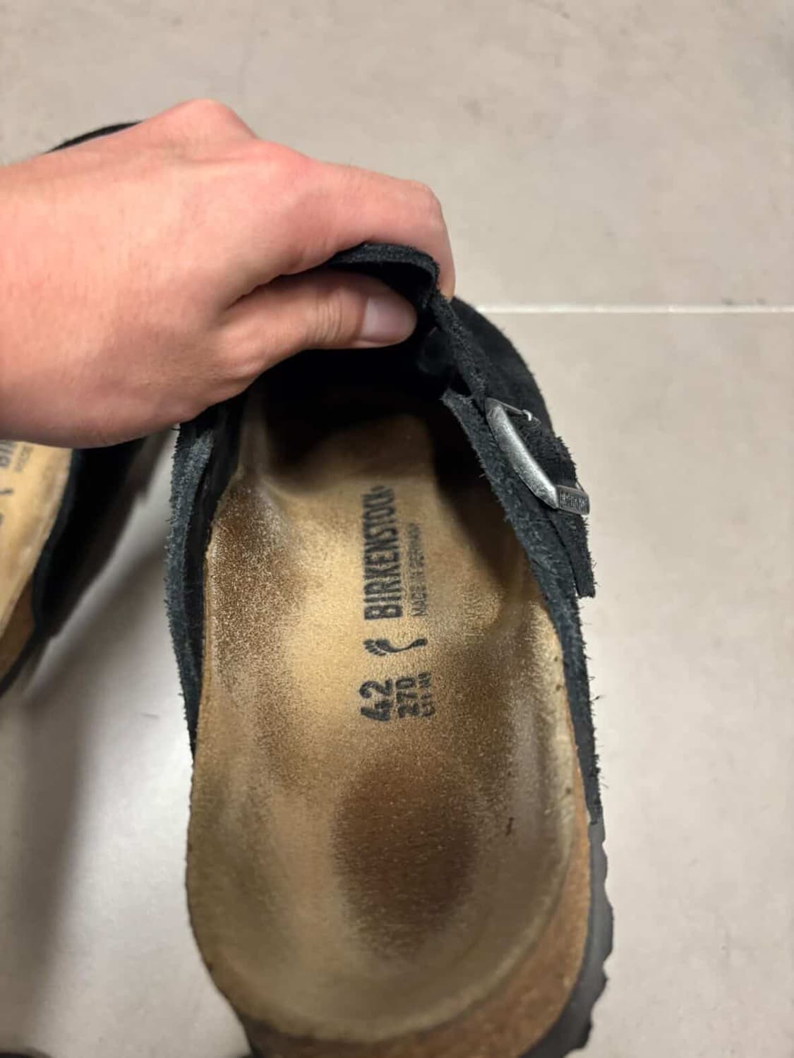 버켄스탁 보스턴 블랙 42 상품이미지5