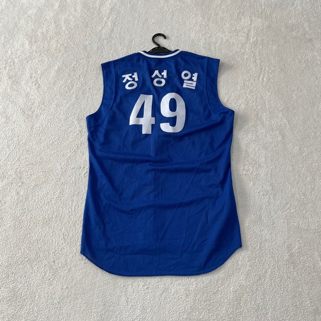 삼성라이온즈 올드 선수실착 민소매 나시 정성열 상품이미지9