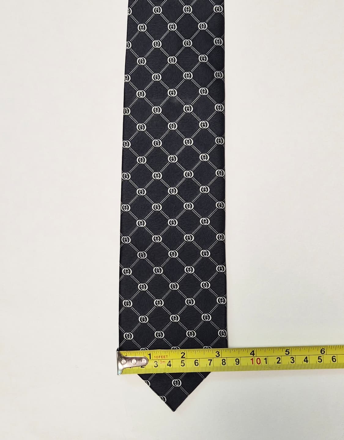 구찌 블랙 로고플레이 넥타이 상품이미지8