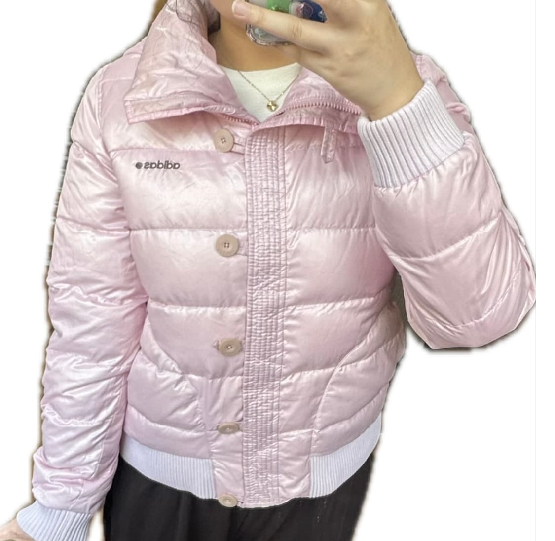 아디다스 딸기우유 덕다운 숏 패딩(대장급) 상품이미지1