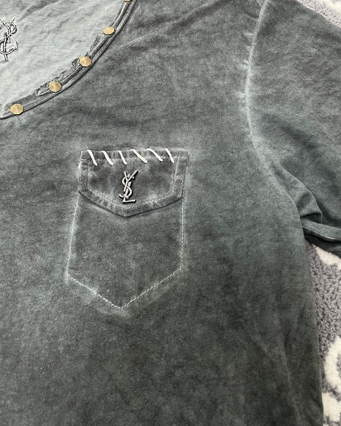 Yves Saint Laurent Archive Studded Tee 상품이미지3
