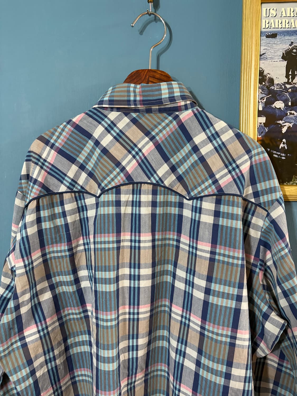 80‘s Levis Check Western  shirt. 상품이미지8