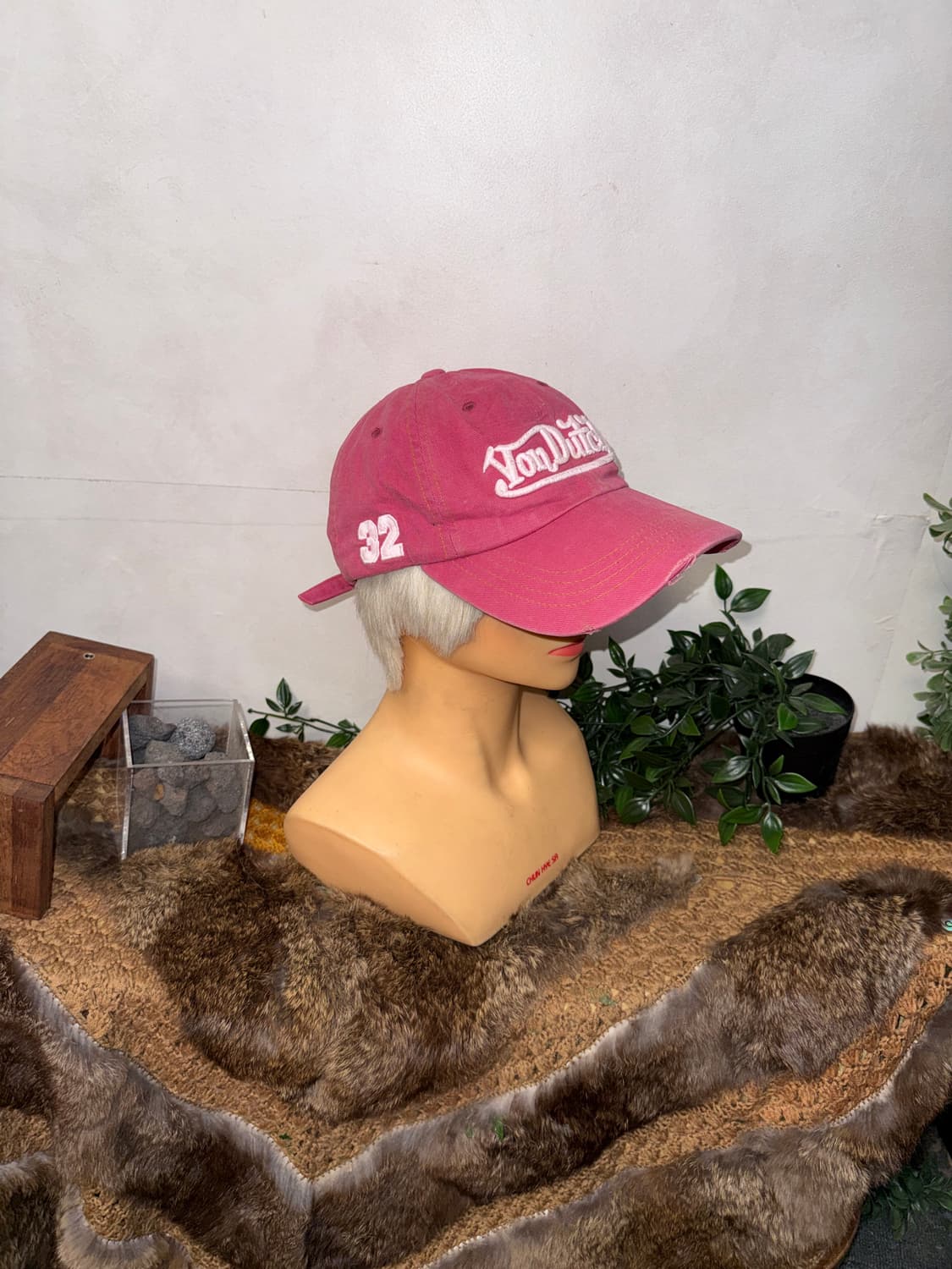 Von Dutch cherry pink logo ball cap 상품이미지4