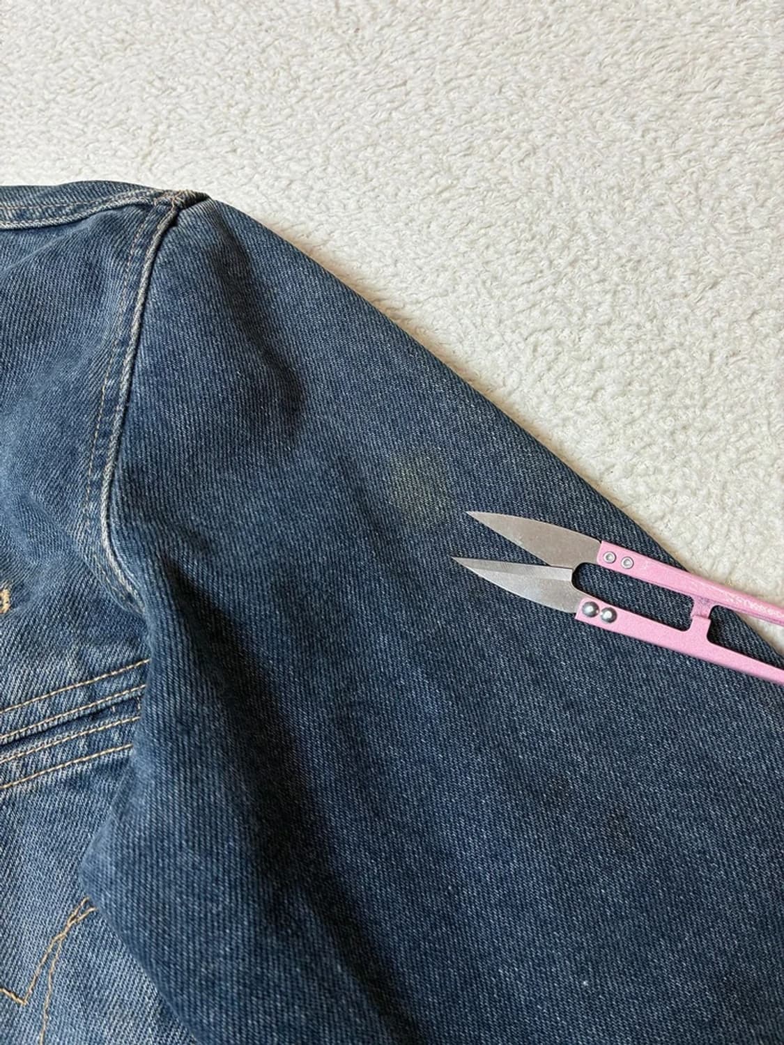 마리떼프랑소와저버 00's Y2K 긱시크 데님 트러커 자켓 PN7878 상품이미지4