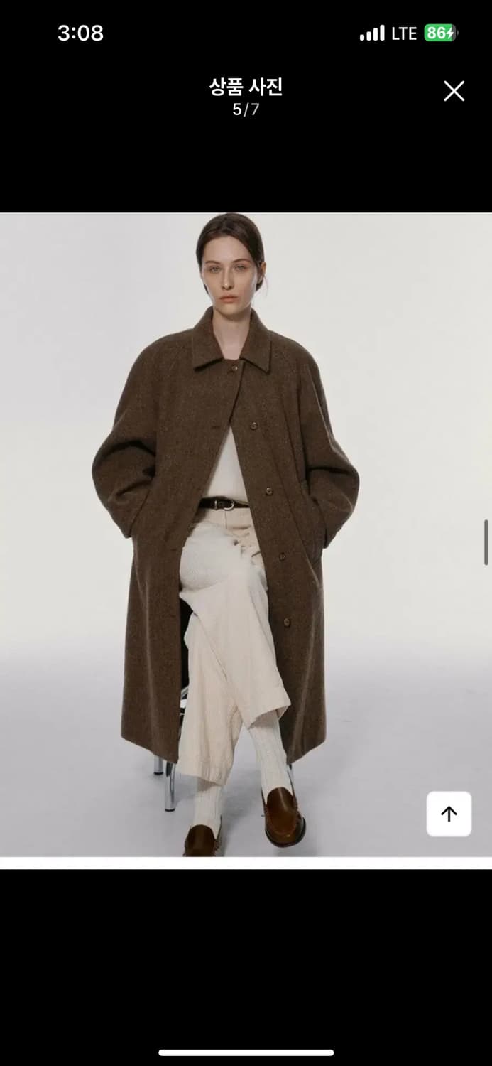 낫띵리튼 울 발마칸 코트 (타우페) 상품이미지1