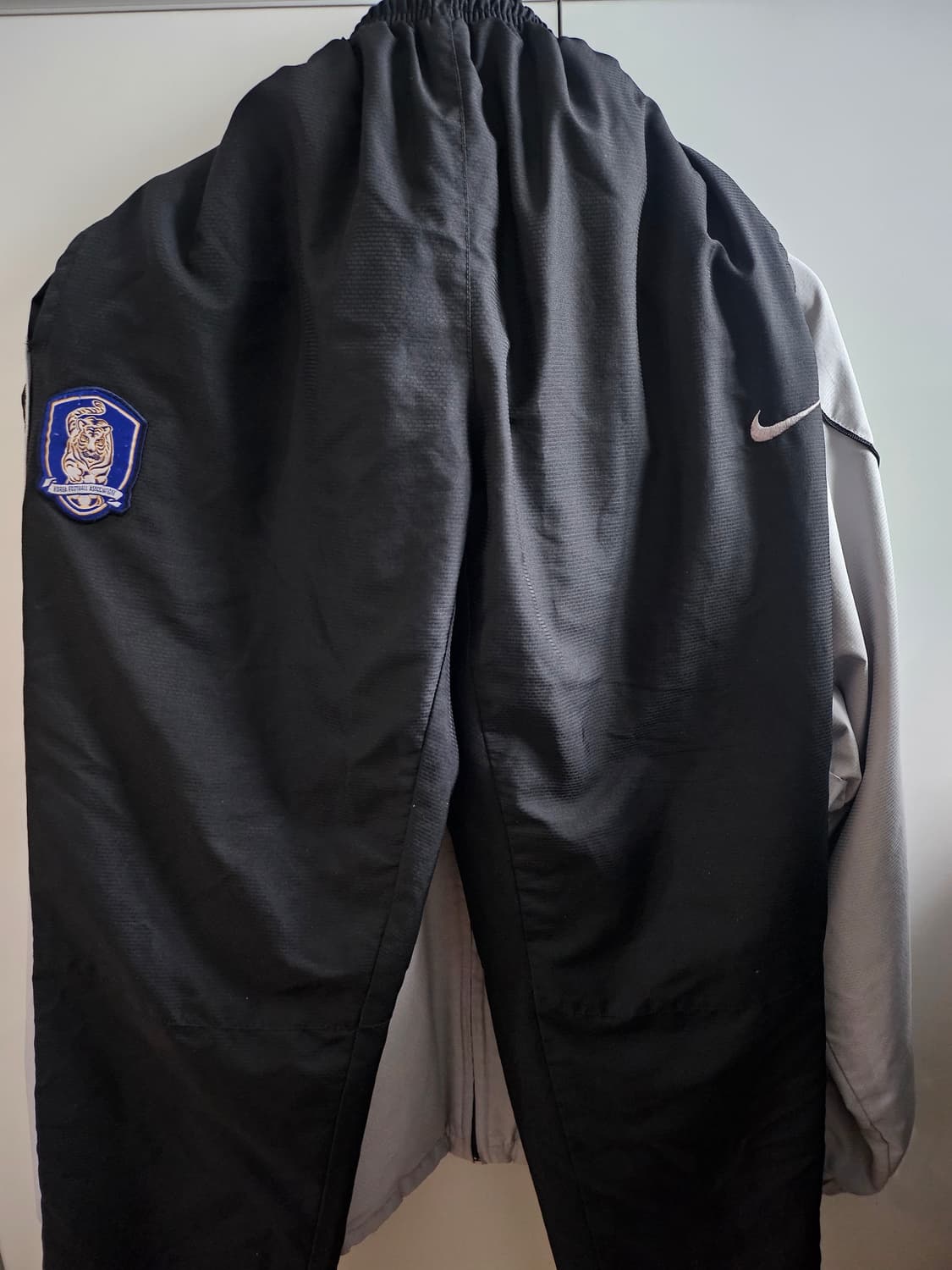 나이키 2002 한국 국대 축구팀 바람막이 트랙자켓 L 바지 M 세트 상품이미지4