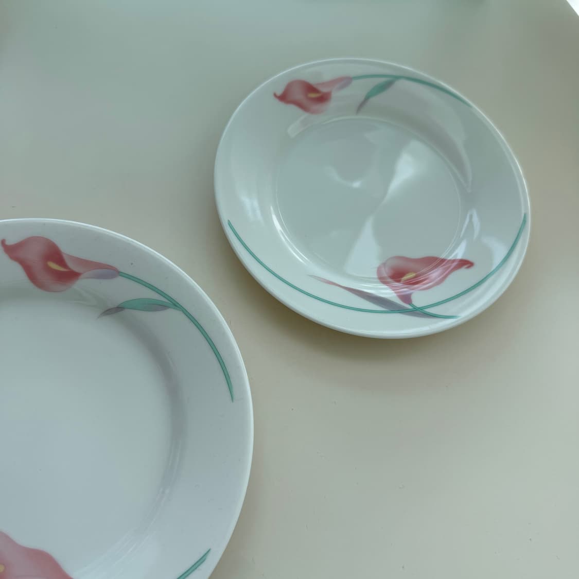 빈티지 원형 접시 행남사 2p 세트 상품이미지3