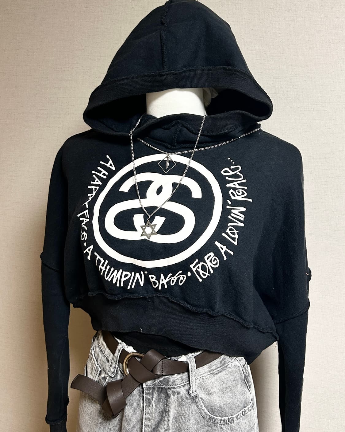 [스투시]Stussy Crop Hoodie 상품이미지3
