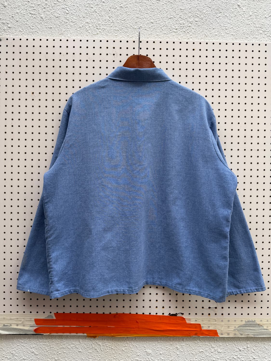 OLD VINTAGE WASHED LIGHT BLUE 프렌치워크자켓 상품이미지2