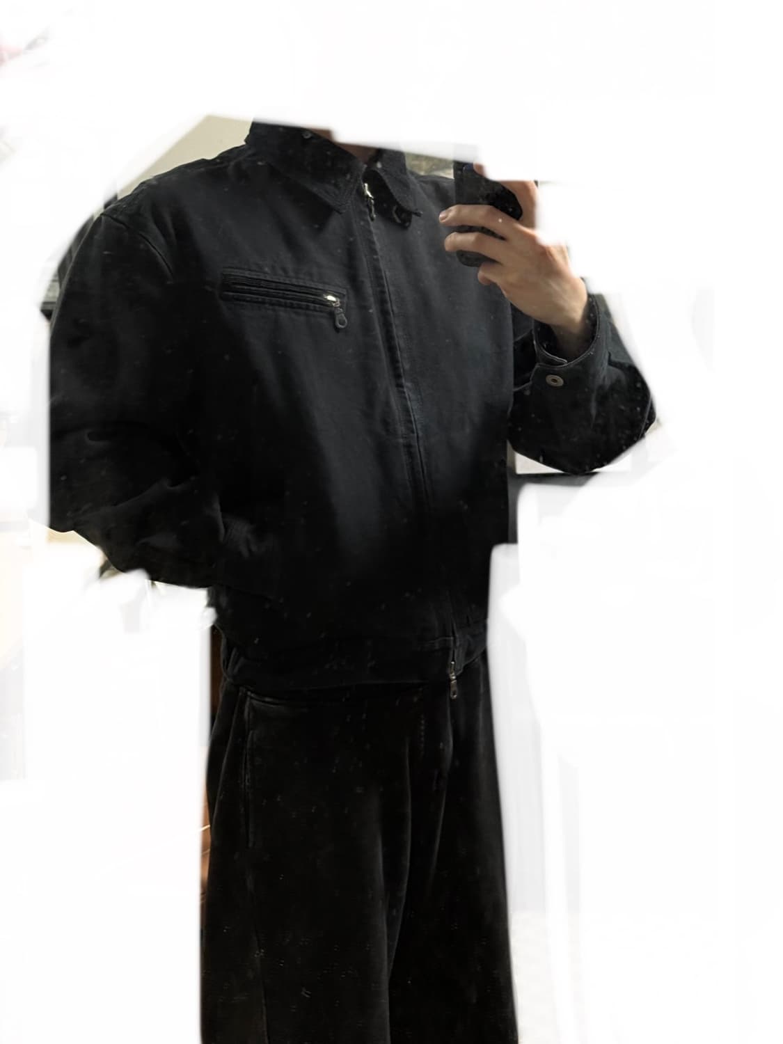 쿠어 오버다잉 페이디드 워크 자켓 상품이미지7