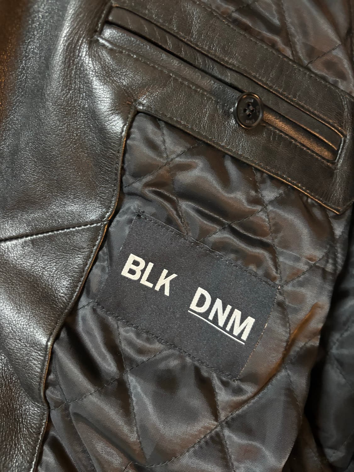 BLKDNM 레더 자켓 상품이미지4