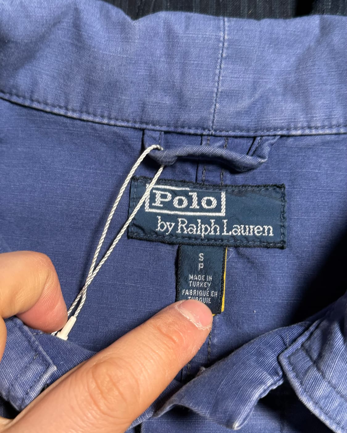 폴로 랄프로렌 디스트레스드 데님 초어 자켓 S 상품이미지6