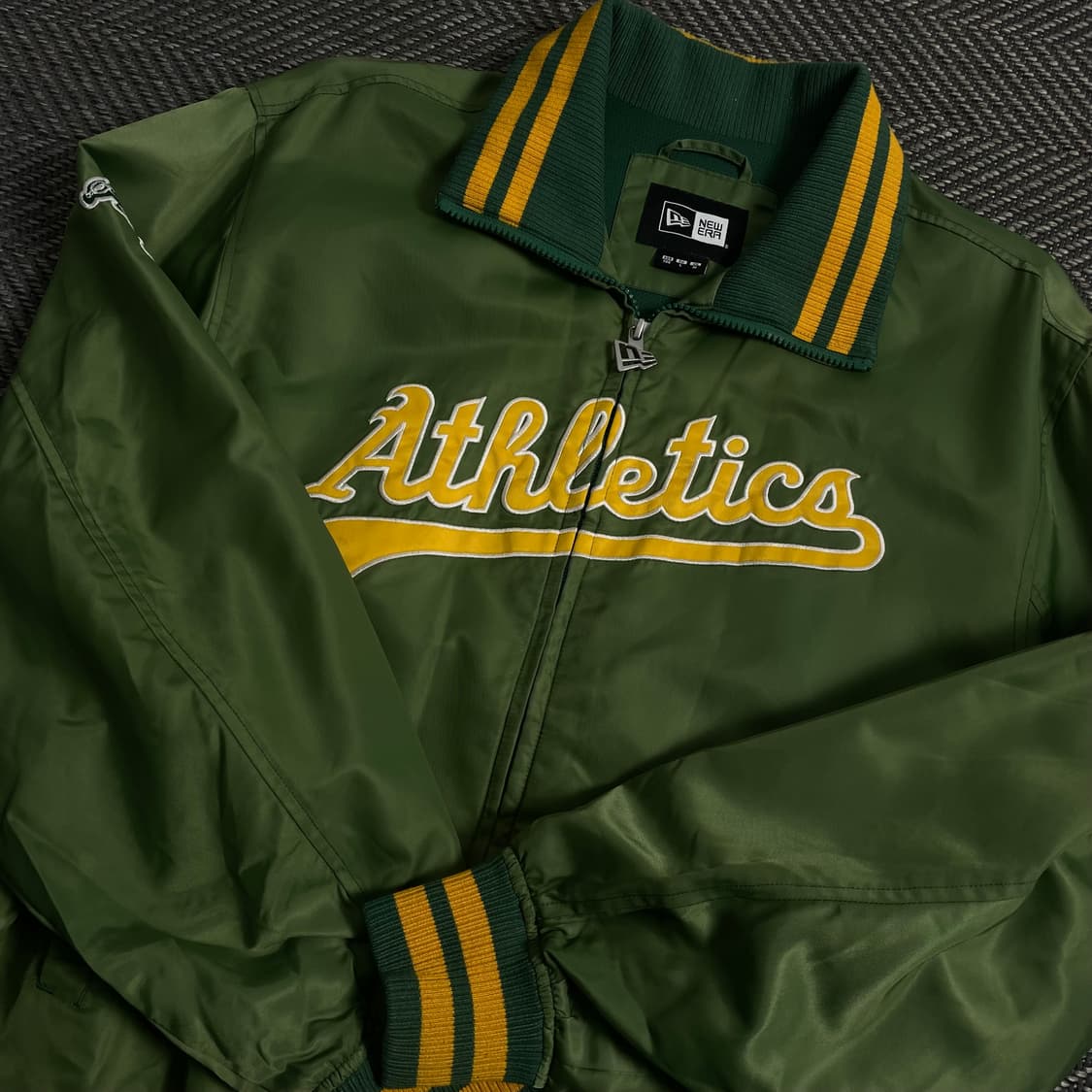 뉴에라 MLB 오클랜드 애슬레틱스 스타디움 바시티 재킷o 3959 상품이미지5