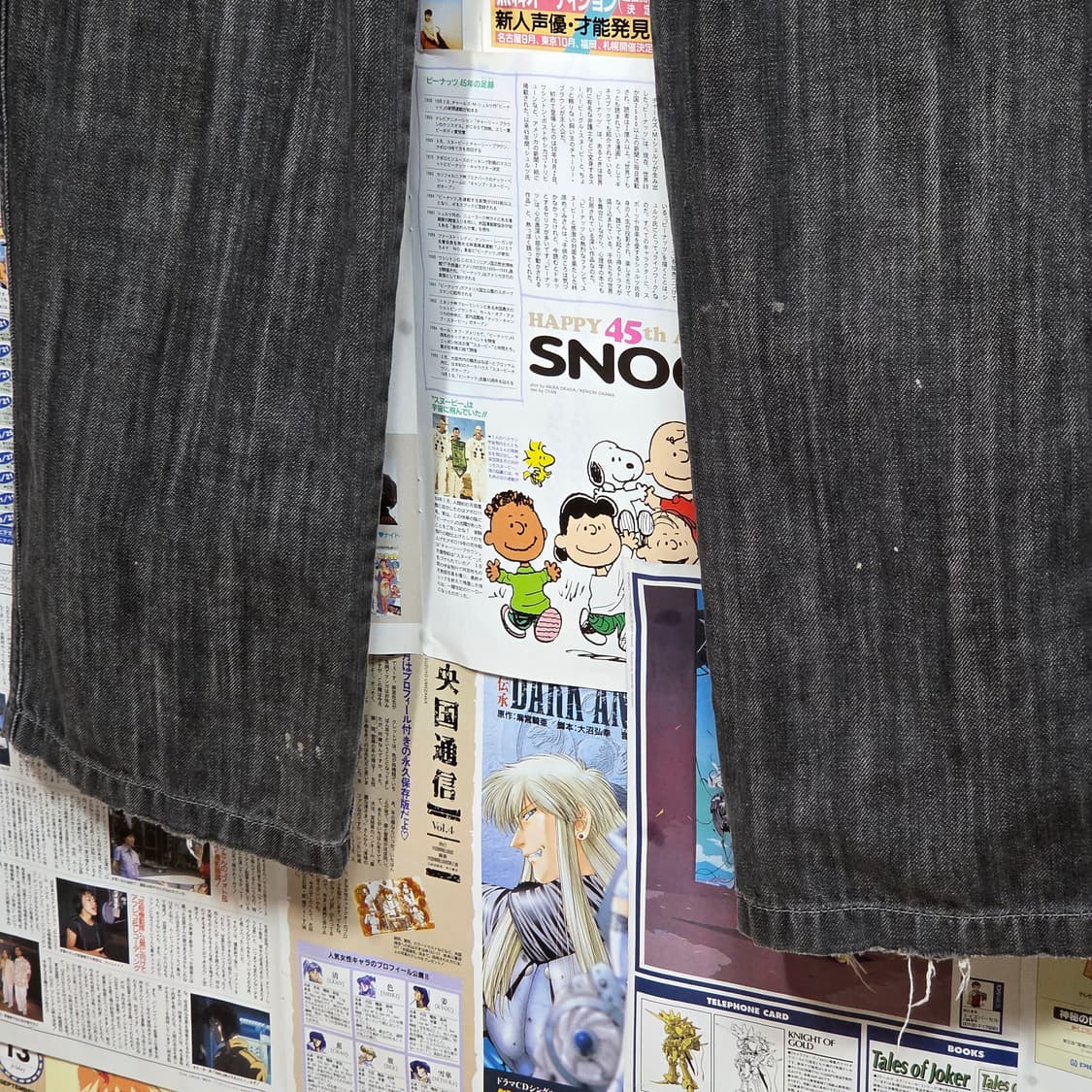 후부 올드스쿨 풀 밴드 그레이 와이드 오버핏 팬츠 상품이미지5