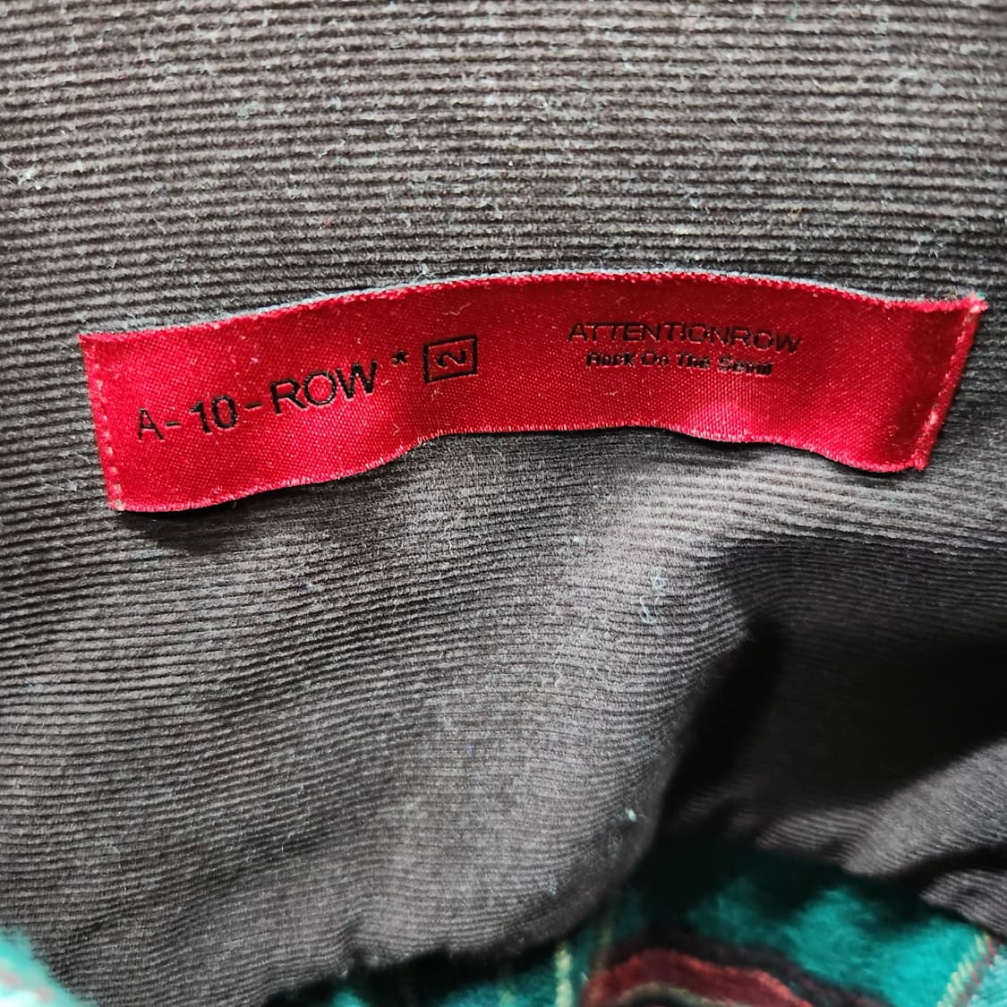 어텐션로우 오버사이즈 타탄 체크 플란넬 셔츠 2(2XL) 상품이미지5