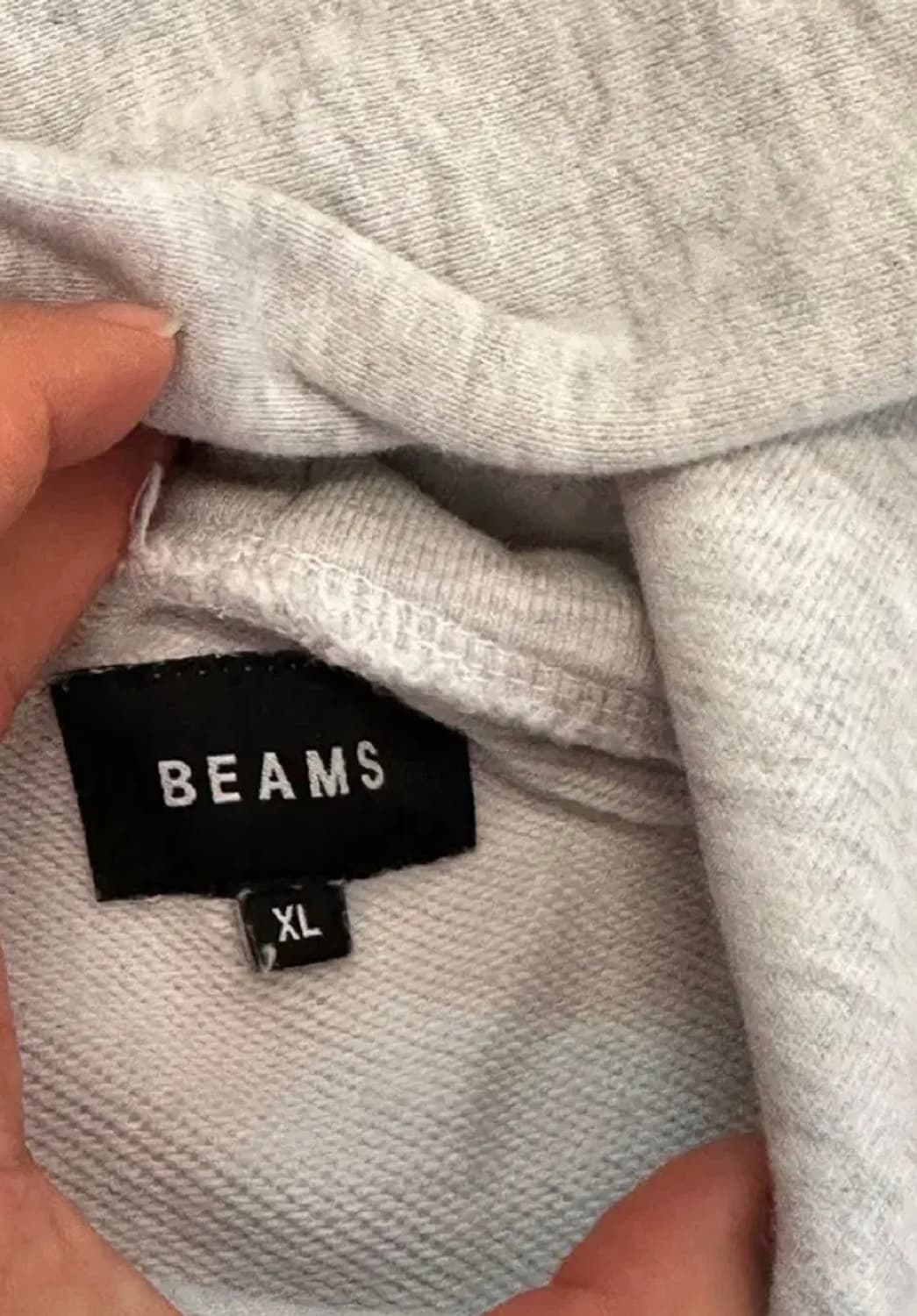 빔즈 그레이 후드티 XL 상품이미지3