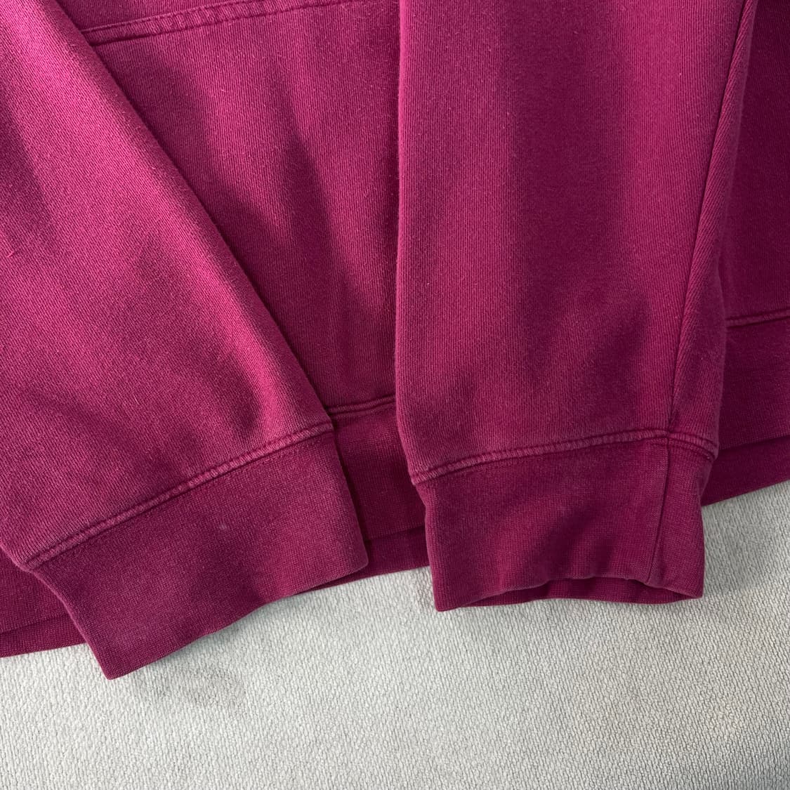 105 스투시 베이직로고 핑크 후드티 상품이미지6