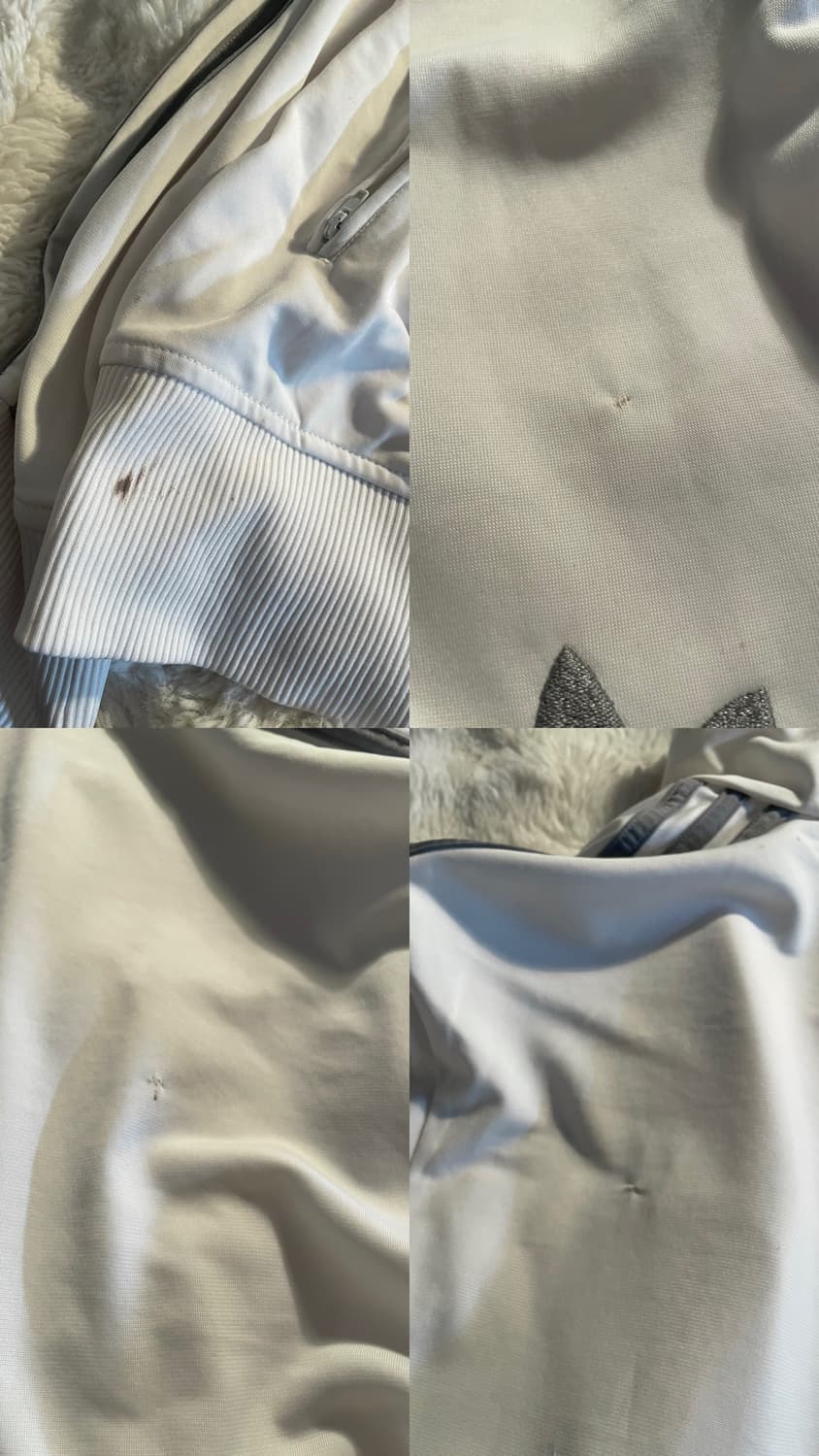 아디다스 구 파이어버드 화이트 그레이 트랙탑 져지 상품이미지5