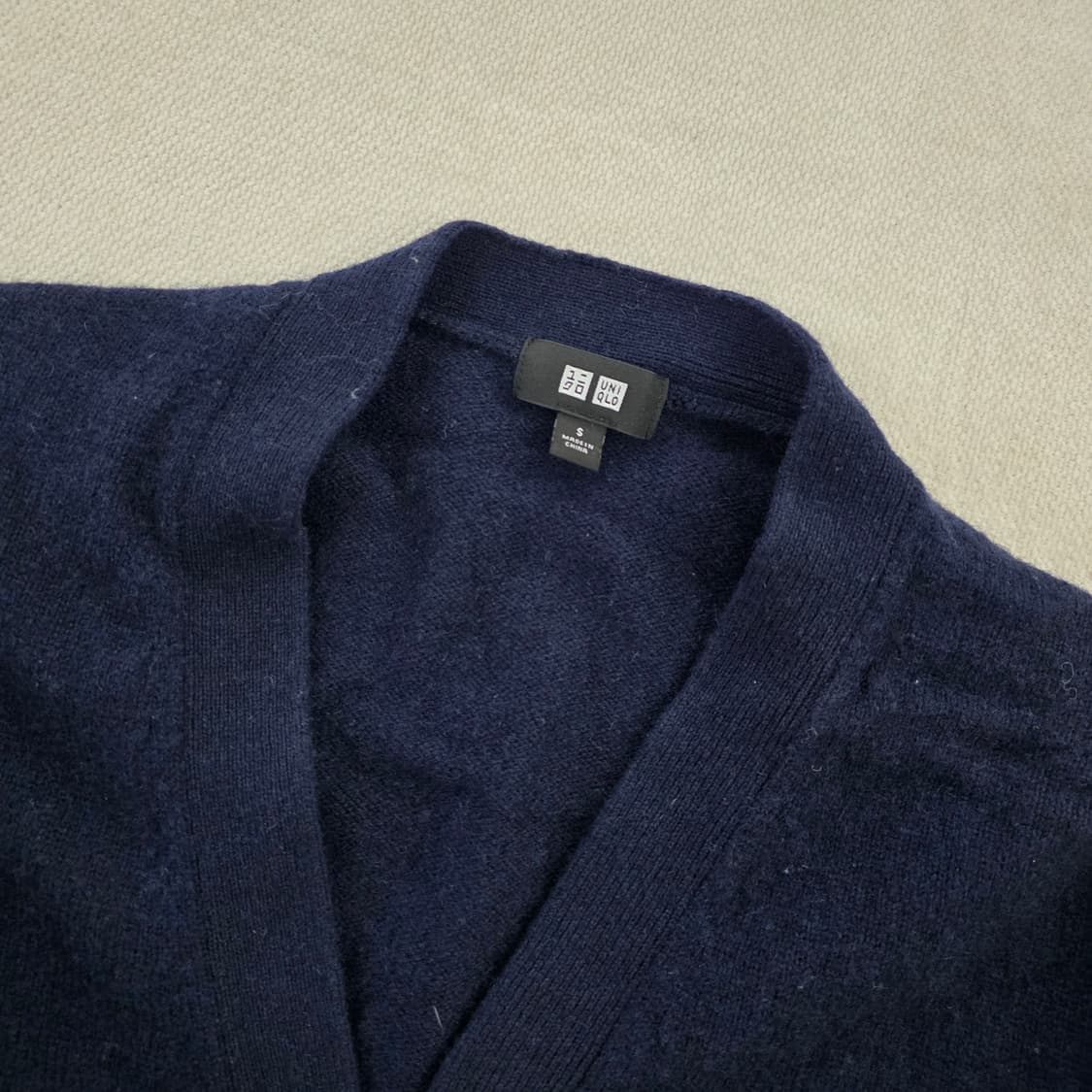 [S] 유니클로 램스울 니트 가디건 0220J 상품이미지3