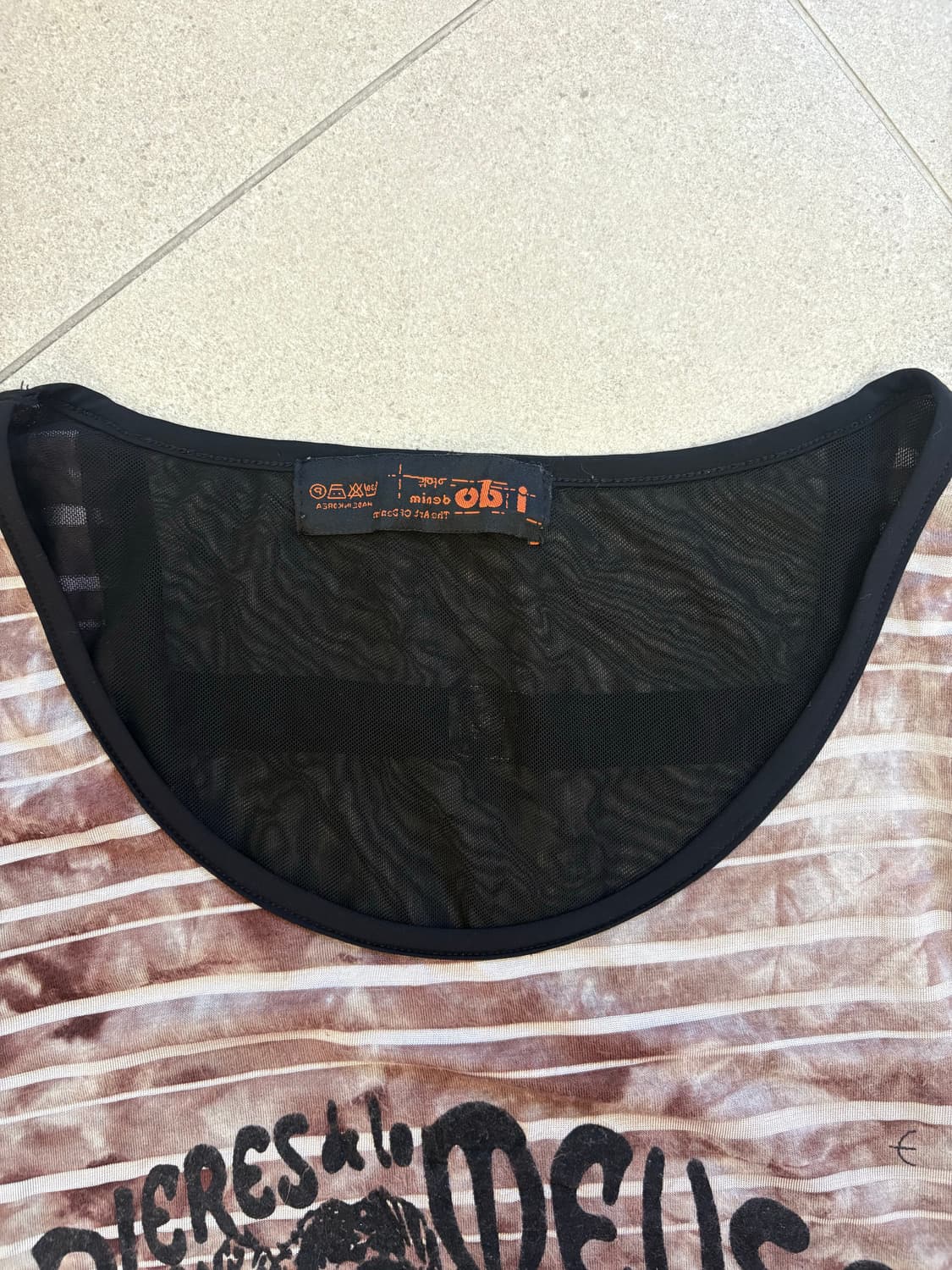 벨벳 스트라이프 큐빅 원피스 상품이미지5